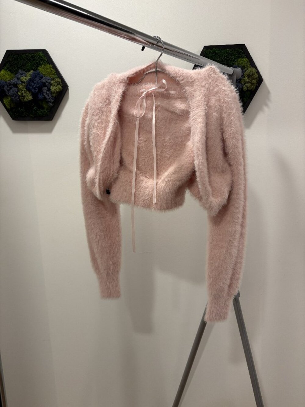 Pink Furry Top Set